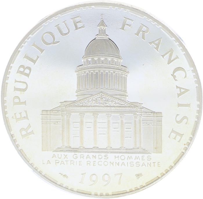 Pièce France 100 Francs Panthéon - Frappe monnaie - 1997 - Argent