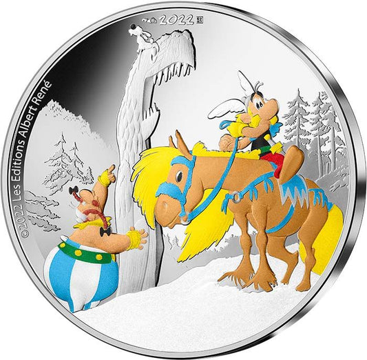 Pièce France - Monnaie de Paris Astérix et le Griffon - 10 Euros Argent Colorisé BE 2022 (MDP)