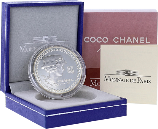 Pièce France - Monnaie de Paris COCO CHANEL - 5 Euros Argent BE 2008