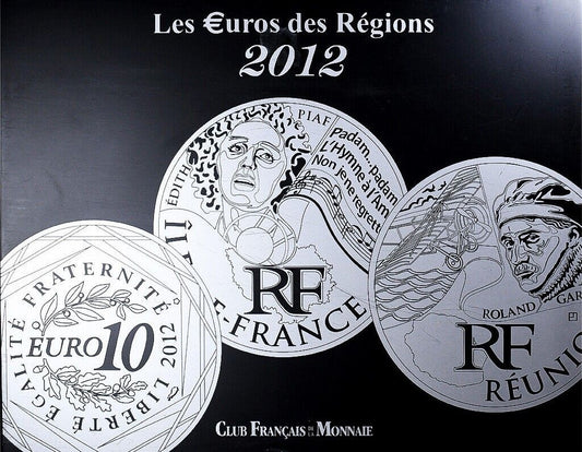 Pièce France - Monnaie de Paris Coffret Euros des Régions 2012 - 27 X 10 Euros -  Argent