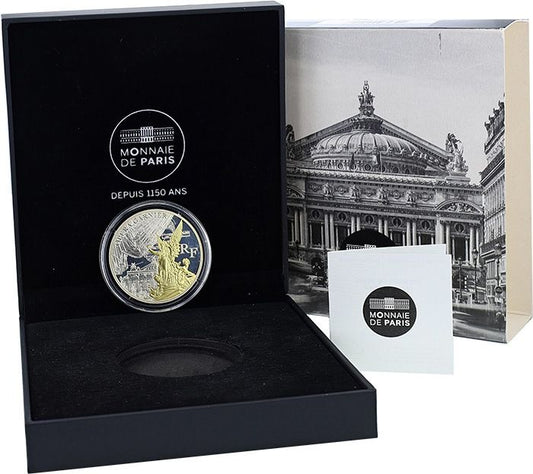 Pièce France - Monnaie de Paris Opéra Garnier - 10 Euros Argent BE 2016 (MDP)