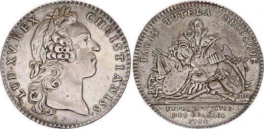 France Louis XV -  Extraordinaires des Guerres - 1764 - Argent
