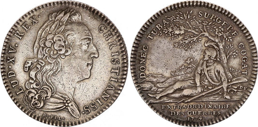 France Louis XV -  Extraordinaires des Guerres - 1774 - Argent