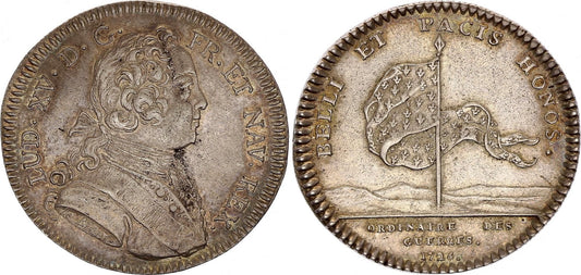 France Louis XV -  Ordinaires des Guerres - 1726 - Argent