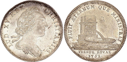 France Louis XV -  Trésor Royal - 1752 - Argent