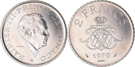 Pièce Monaco 2 Francs Rainier III - 1979 Essai